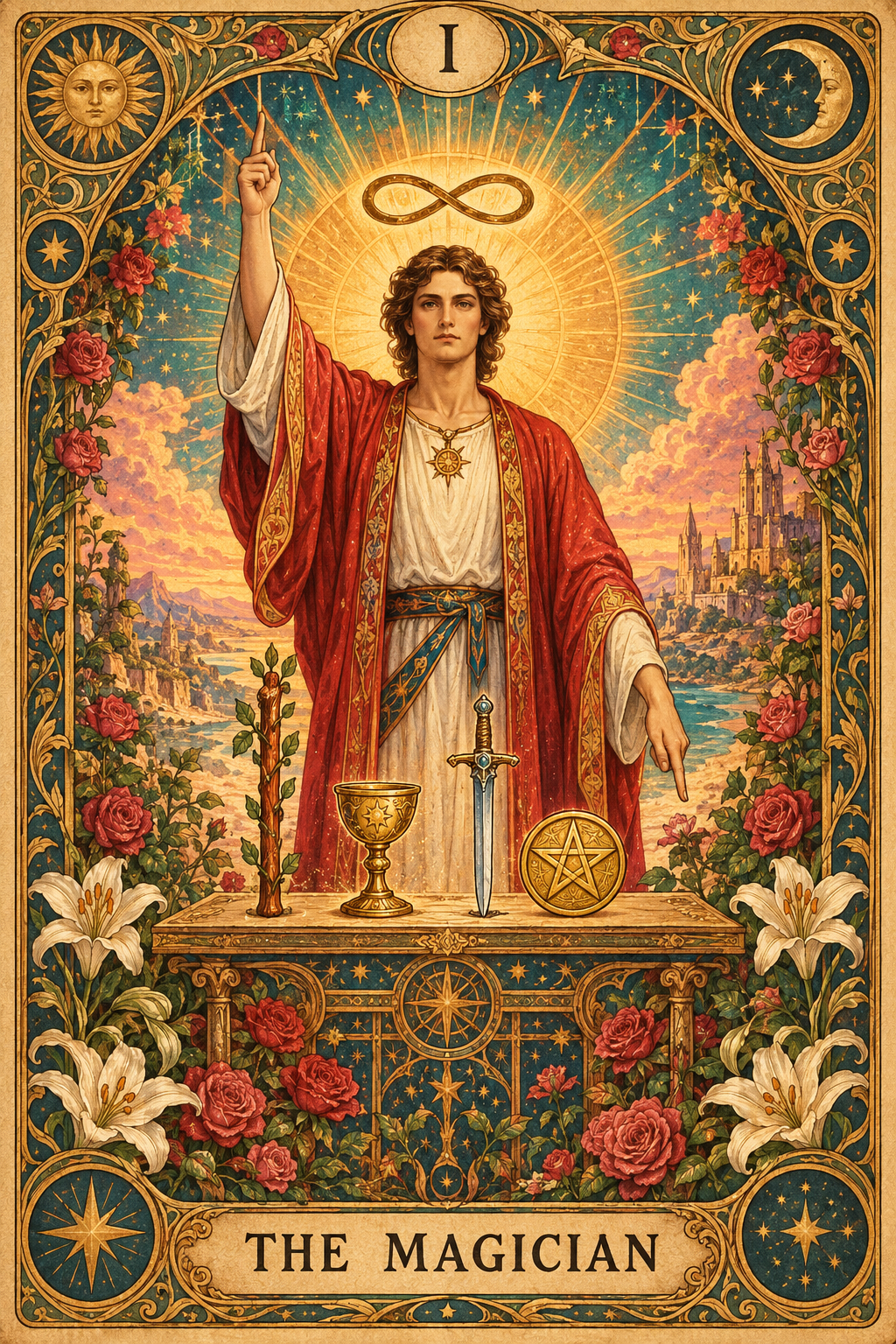The Magician Tarot Card: Meaning, Symbolism & Interpretation
