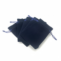 Midnight Blue Velvet Crystal & Trinket Pouch