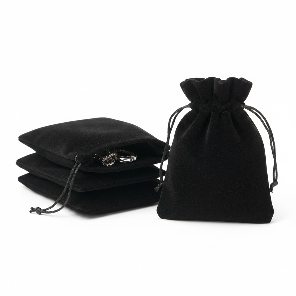 Black Velvet Crystal & Tarot Pouch