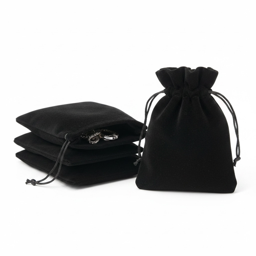 Black Velvet Crystal & Tarot Pouch