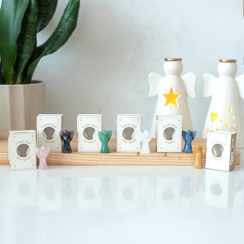 Mini Crystal Angel Keepsakes in Display
