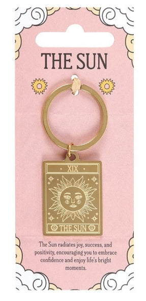 The Sun Vintage Style Tarot Keyring