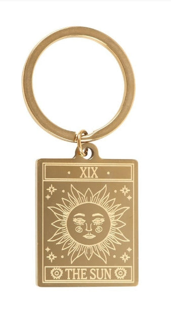 The Sun Vintage Style Tarot Keyring