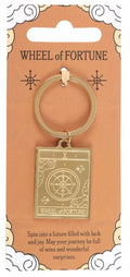 The Wheel of Fortune Tarot Vintage Keyring