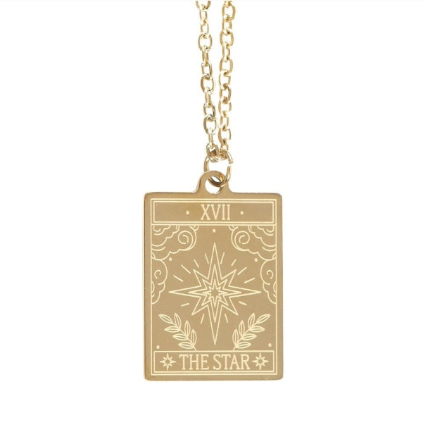 The Star Vintage Tarot Necklace