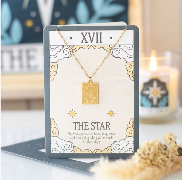 The Star Vintage Tarot Necklace