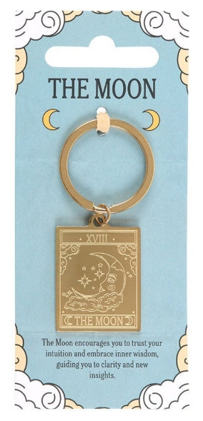 The Moon Tarot Vintage Style Tarot Keyring
