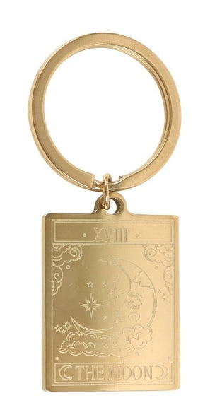 The Moon Tarot Vintage Style Tarot Keyring