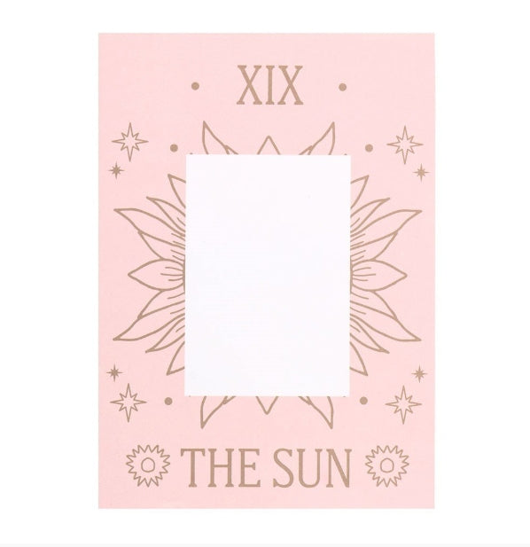The Sun Vintage Tarot Necklace on Greeting Card