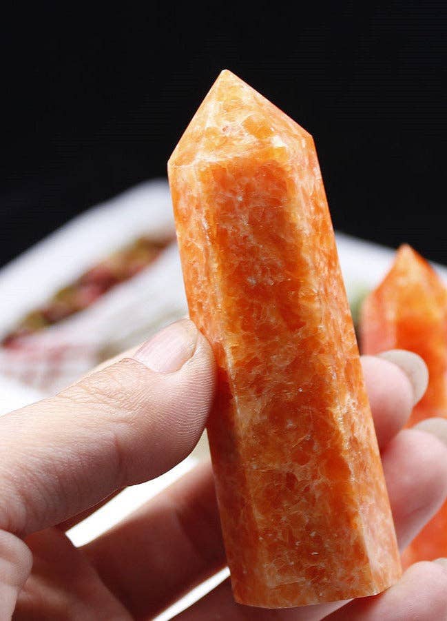Sunstone Tower | Natural Crystal Point