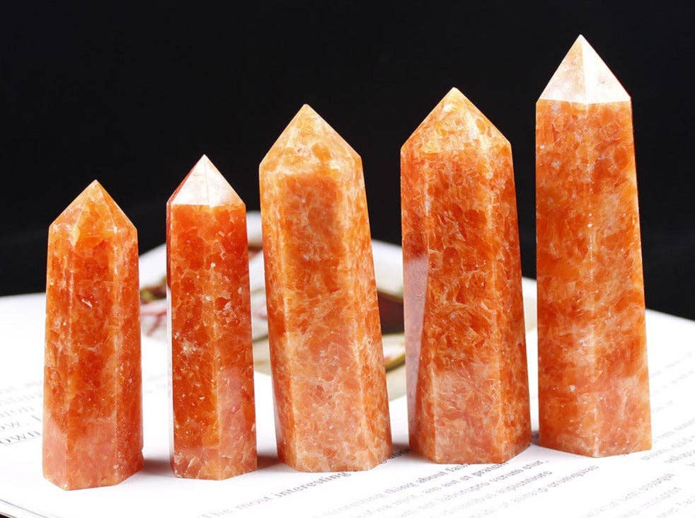 Sunstone Tower | Natural Crystal Point