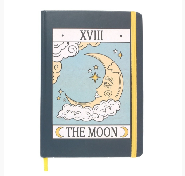 The Moon Vintage Themed A5 Notebook / Journal